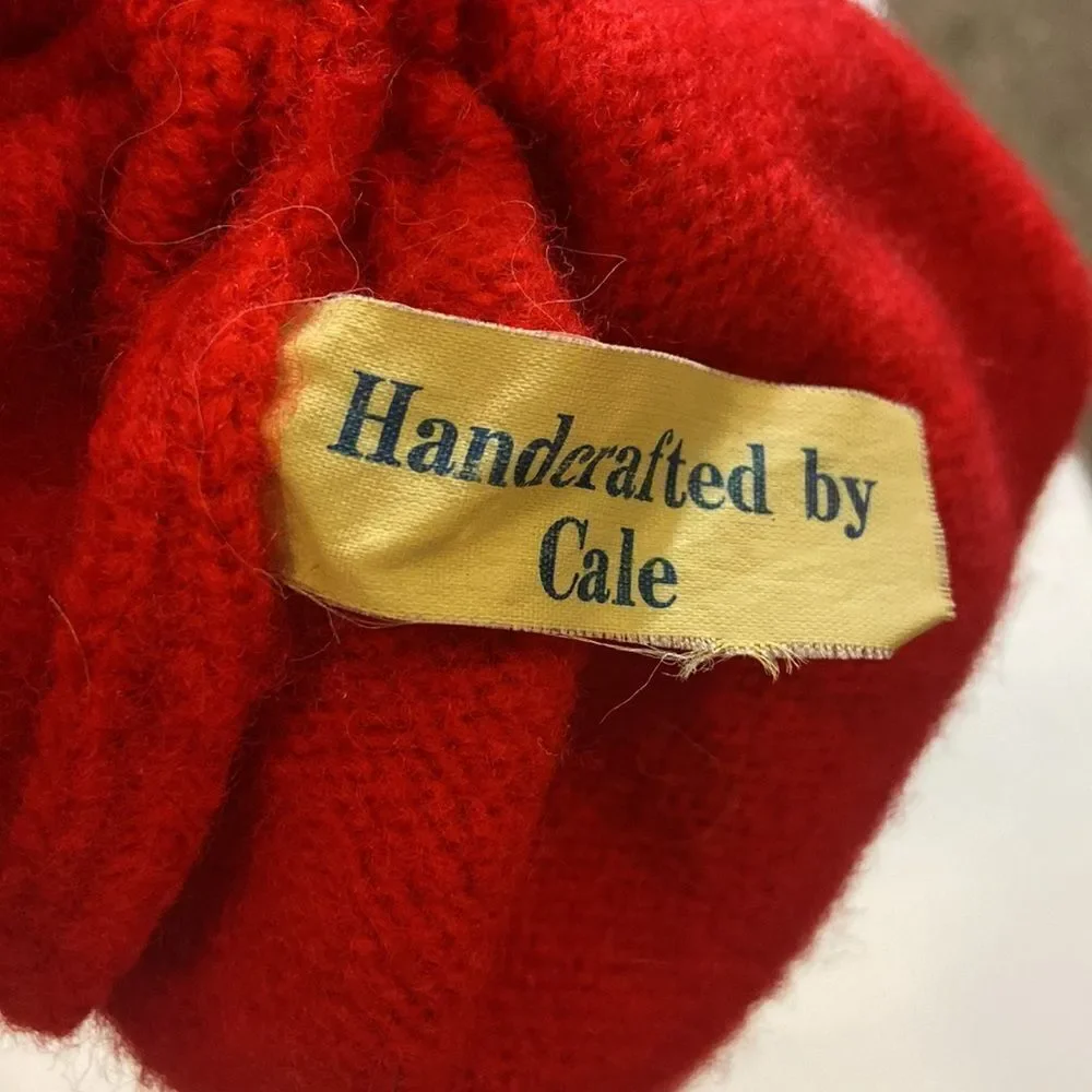 Handcrafted By Cale Unisex Red Hat